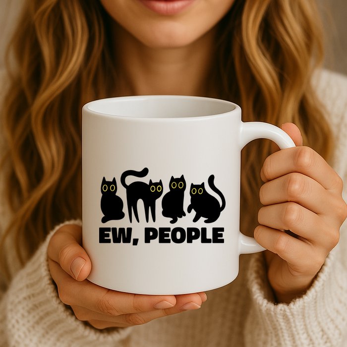 Ew People Funny Cat Lover Mug