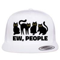 Ew People Funny Cat Lover Flatbill Hat