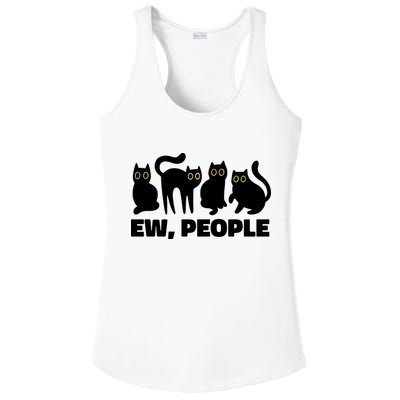 Ew People Funny Cat Lover Ladies PosiCharge Competitor Racerback Tank