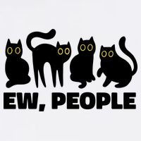 Ew People Funny Cat Lover Cooling Performance Long Sleeve Crew