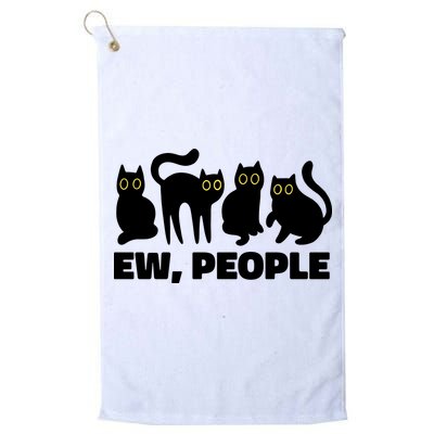 Ew People Funny Cat Lover Golf Towel