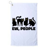 Ew People Funny Cat Lover Golf Towel