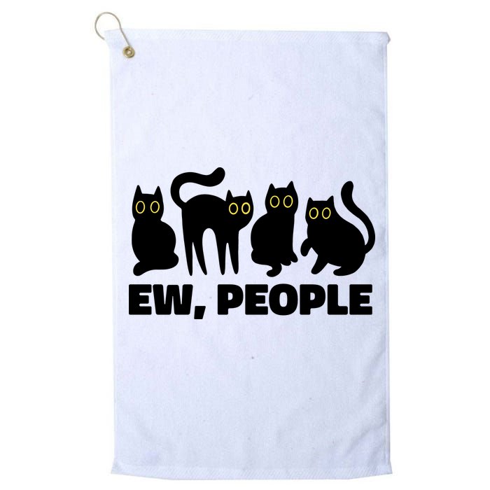 Ew People Funny Cat Lover Golf Towel