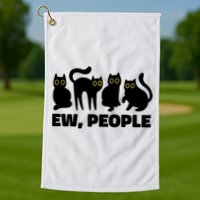 Ew People Funny Cat Lover Golf Towel