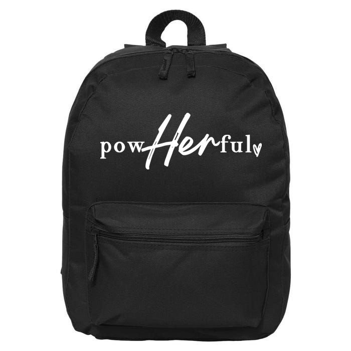 Empowerment Powherful Female 16 in Basic Backpack
