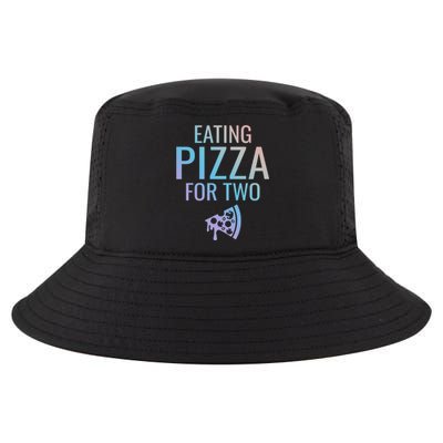 Eating Pizza For Two Great Gift Pregnancy Gift Cool Comfort Performance Bucket Hat