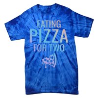 Eating Pizza For Two Great Gift Pregnancy Gift Tie-Dye T-Shirt