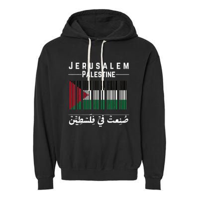 Embroidery Palestine Folklore Independence Decor Jordanian Garment-Dyed Fleece Hoodie