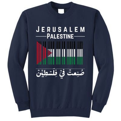 Embroidery Palestine Folklore Independence Decor Jordanian Tall Sweatshirt