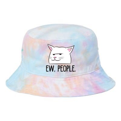 Ew People Funny Cat Owner Gift Love Cats Gift Tie Dye Newport Bucket Hat