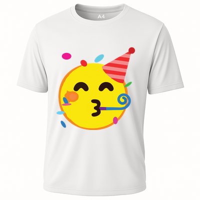 Emoticon Partying Face Birthday Performance Shirt