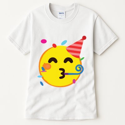 Emoticon Partying Face Birthday Tall T-Shirt