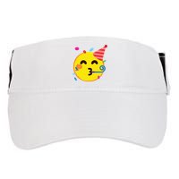 Emoticon Partying Face Birthday Adult Drive Performance Visor
