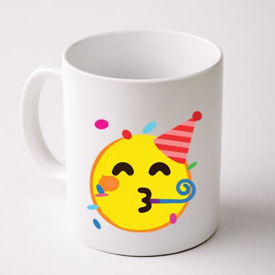 Emoticon Partying Face Birthday Mug
