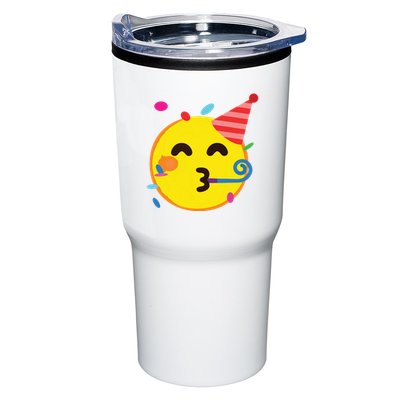 Emoticon Partying Face Birthday Tumbler
