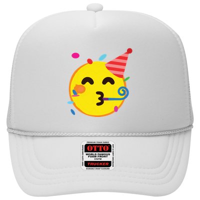 Emoticon Partying Face Birthday Trucker Hat