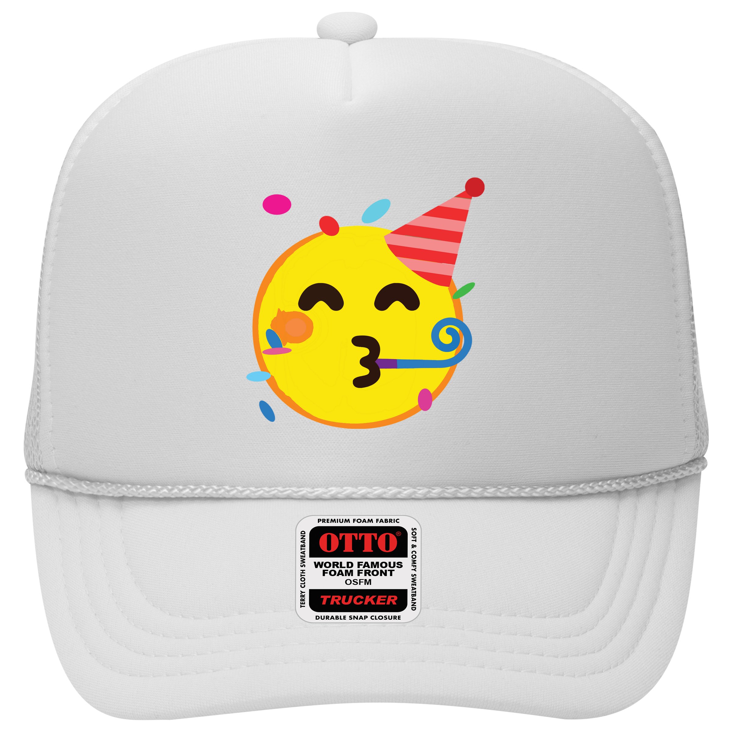 Emoticon Partying Face Birthday Hat