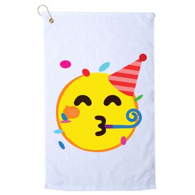 Emoticon Partying Face Birthday Golf Towel