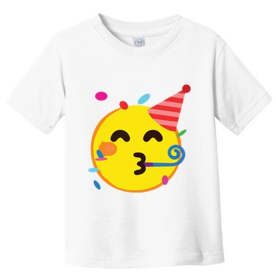Emoticon Partying Face Birthday Toddler T-Shirt