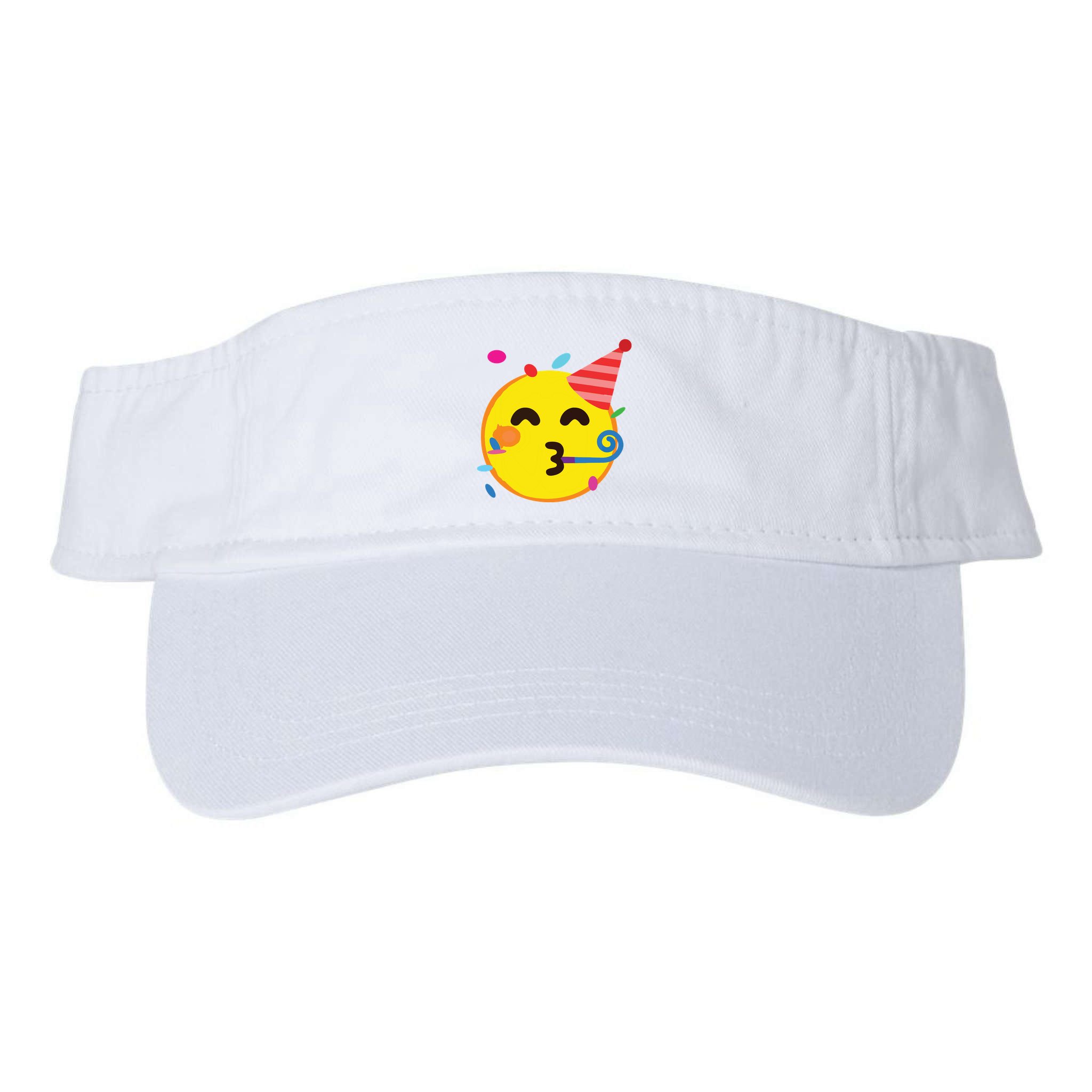 Emoticon Partying Face Birthday Visor