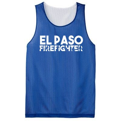 El Paso Firefighter Gift Firefighter Dad Gift Great Gift Mesh Reversible Basketball Jersey Tank