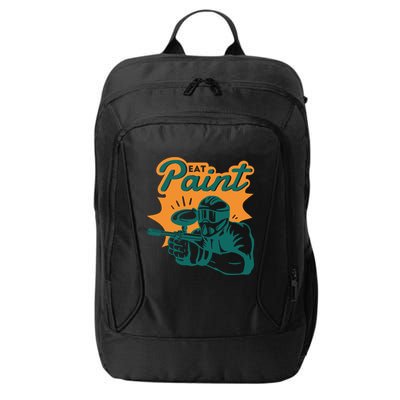 Eat Paint Funny Paintball City Backpack
