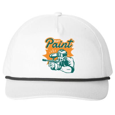 Eat Paint Funny Paintball Snapback Five-Panel Rope Hat