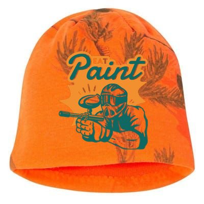 Eat Paint Funny Paintball Kati - Camo Knit Beanie