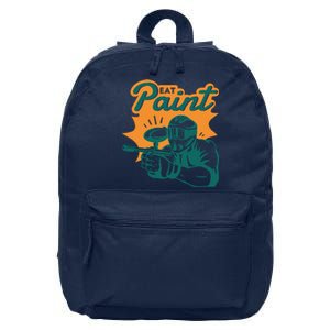 Eat Paint Funny Paintball 16 in Basic Backpack