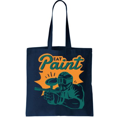 Eat Paint Funny Paintball Tote Bag