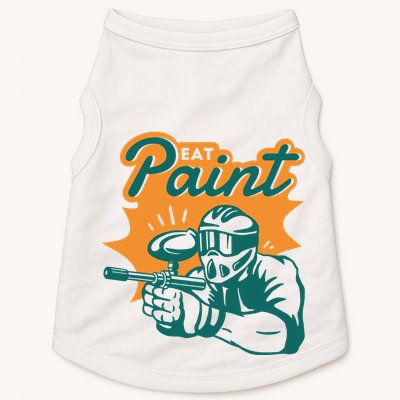 Eat Paint Funny Paintball Doggie Tank