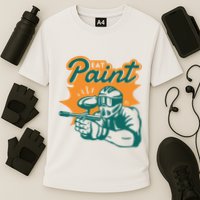 Eat Paint Funny Paintball Cooling Performance Crew T-Shirt