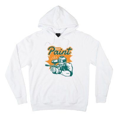 Eat Paint Funny Paintball Hoodie