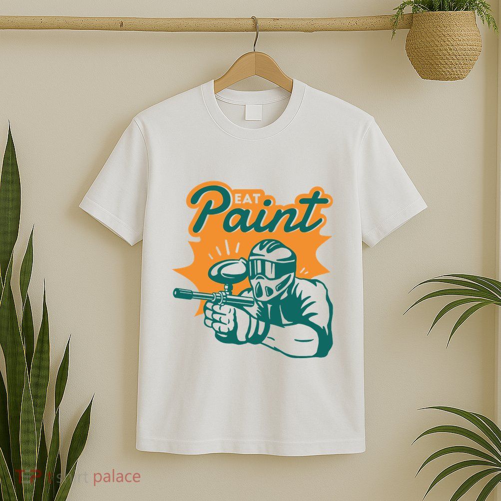 Eat Paint Funny Paintball T-Shirt