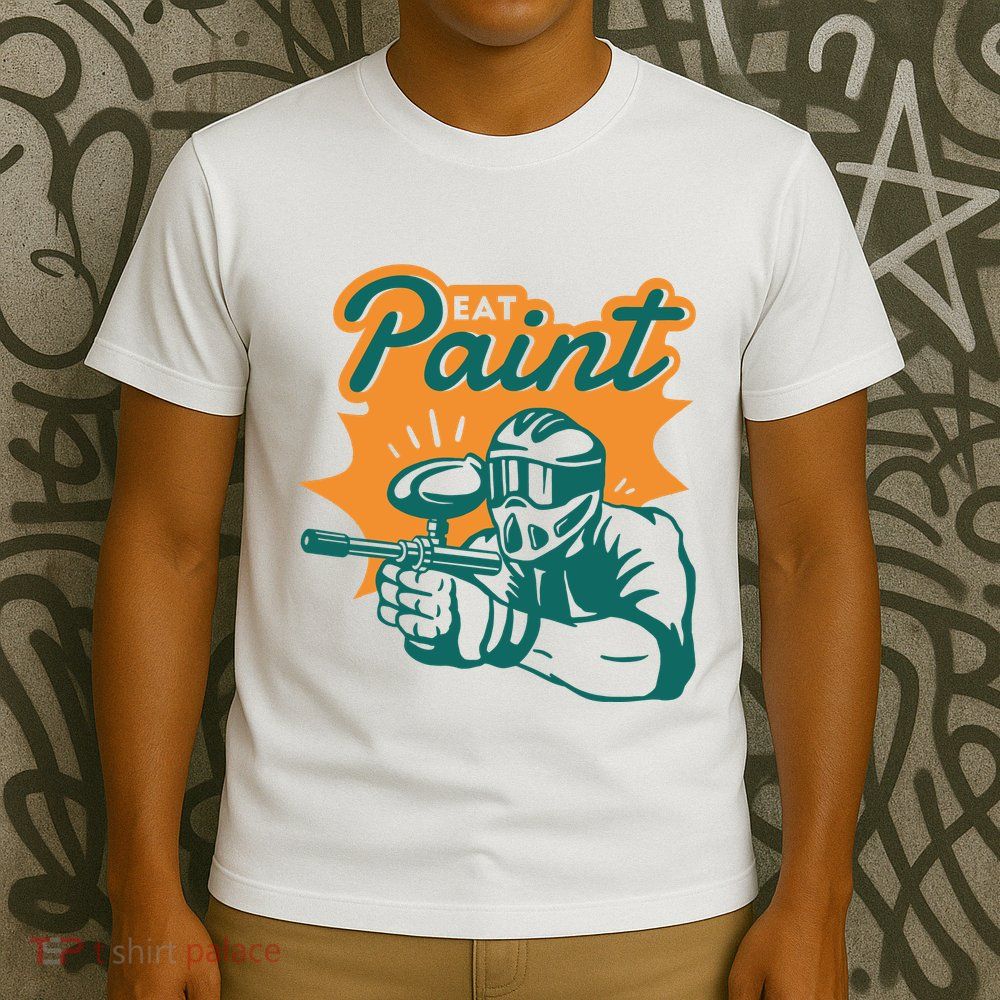 Eat Paint Funny Paintball T-Shirt
