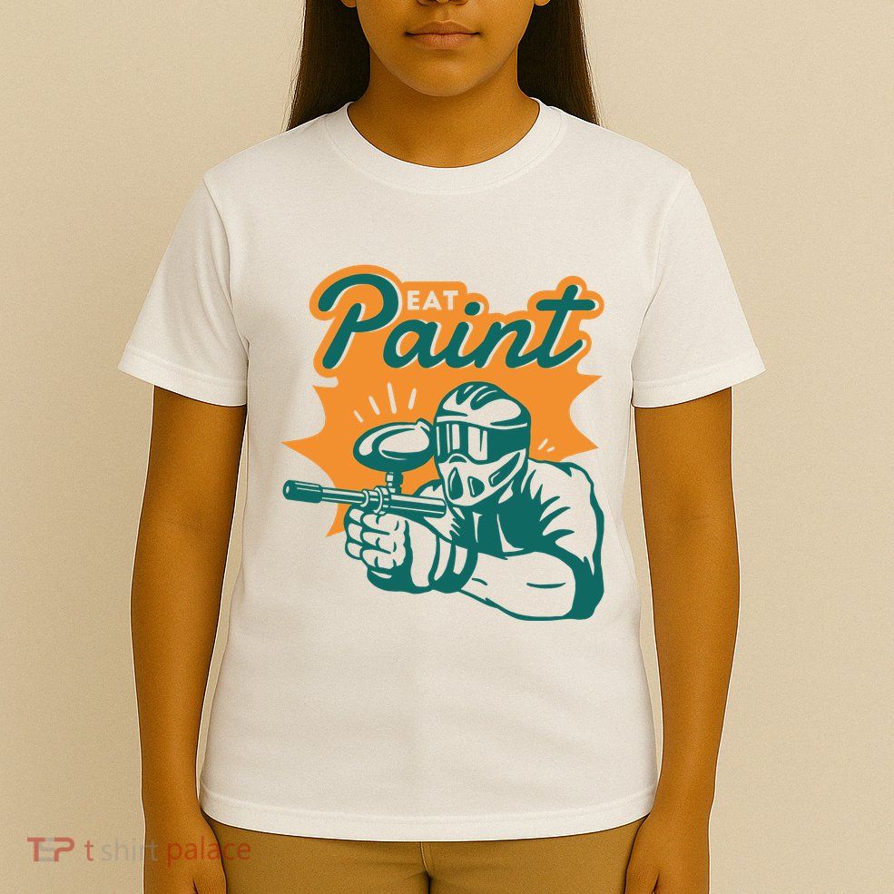 Eat Paint Funny Paintball T-Shirt