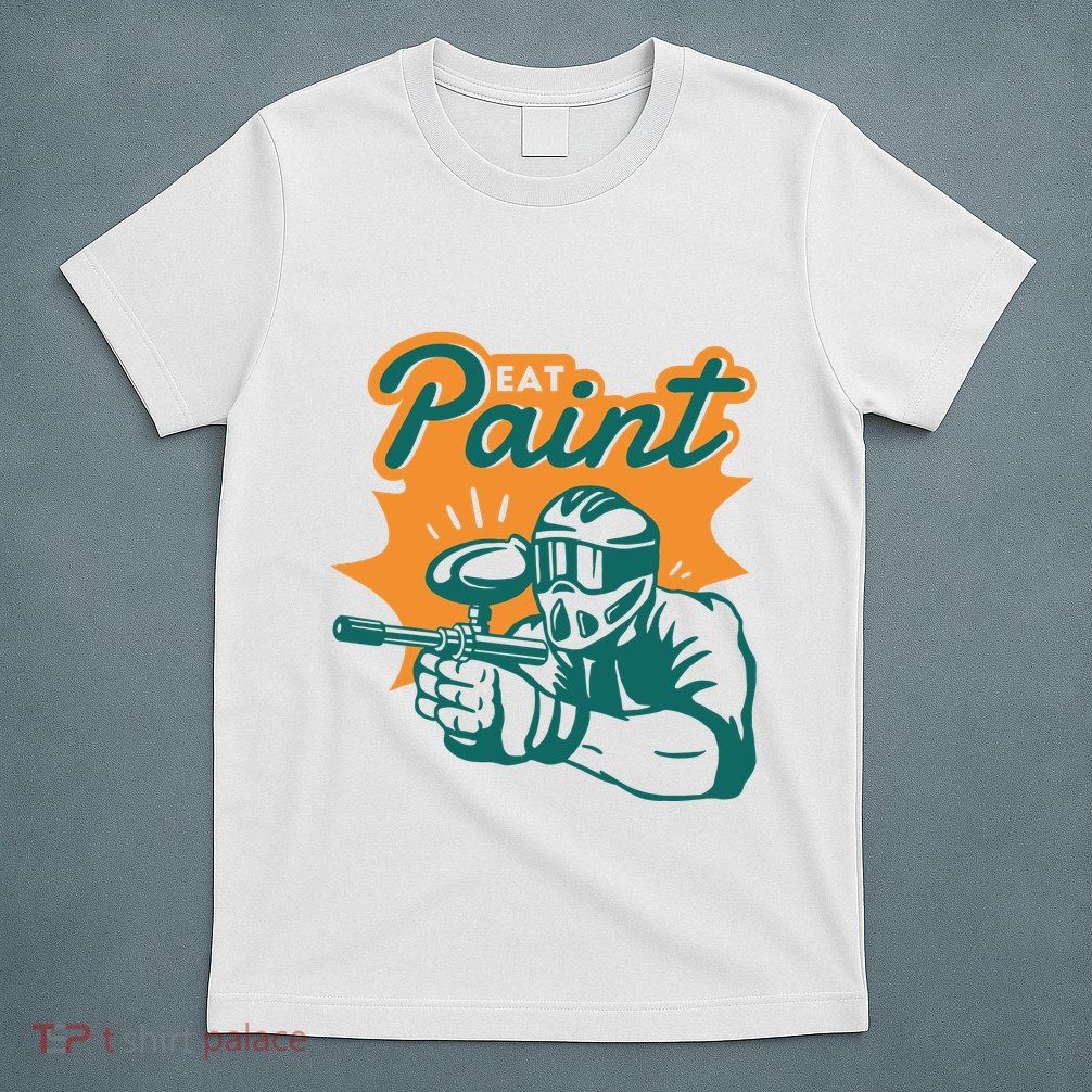 Eat Paint Funny Paintball T-Shirt
