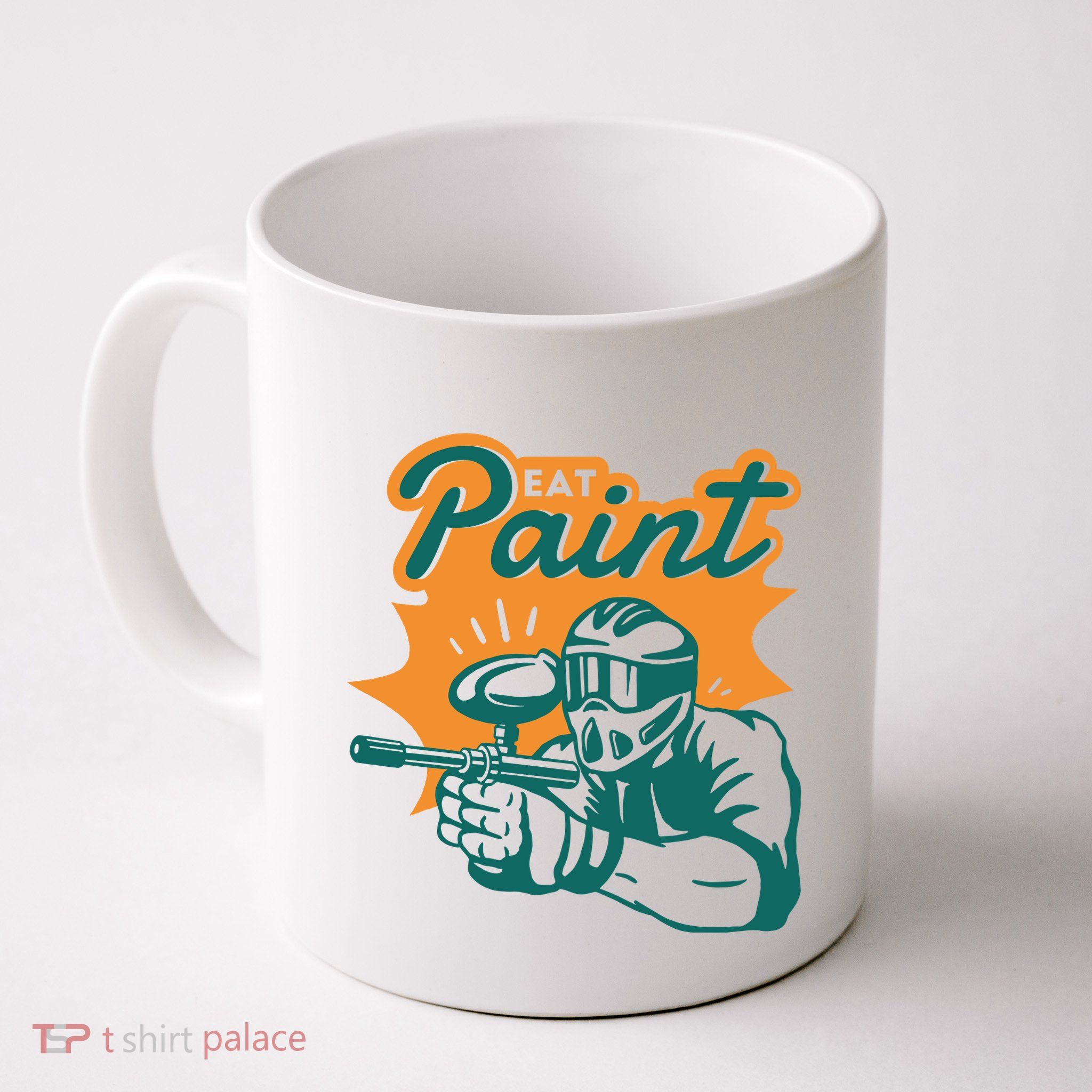 Eat Paint Funny Paintball Mug