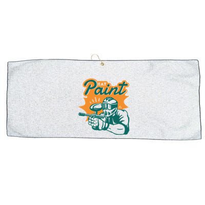 Eat Paint Funny Paintball Large Microfiber Waffle Golf Towel