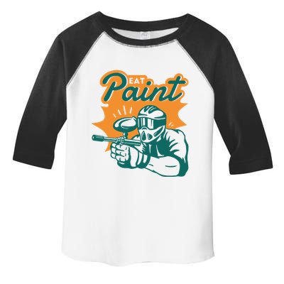 Eat Paint Funny Paintball Toddler Fine Jersey T-Shirt