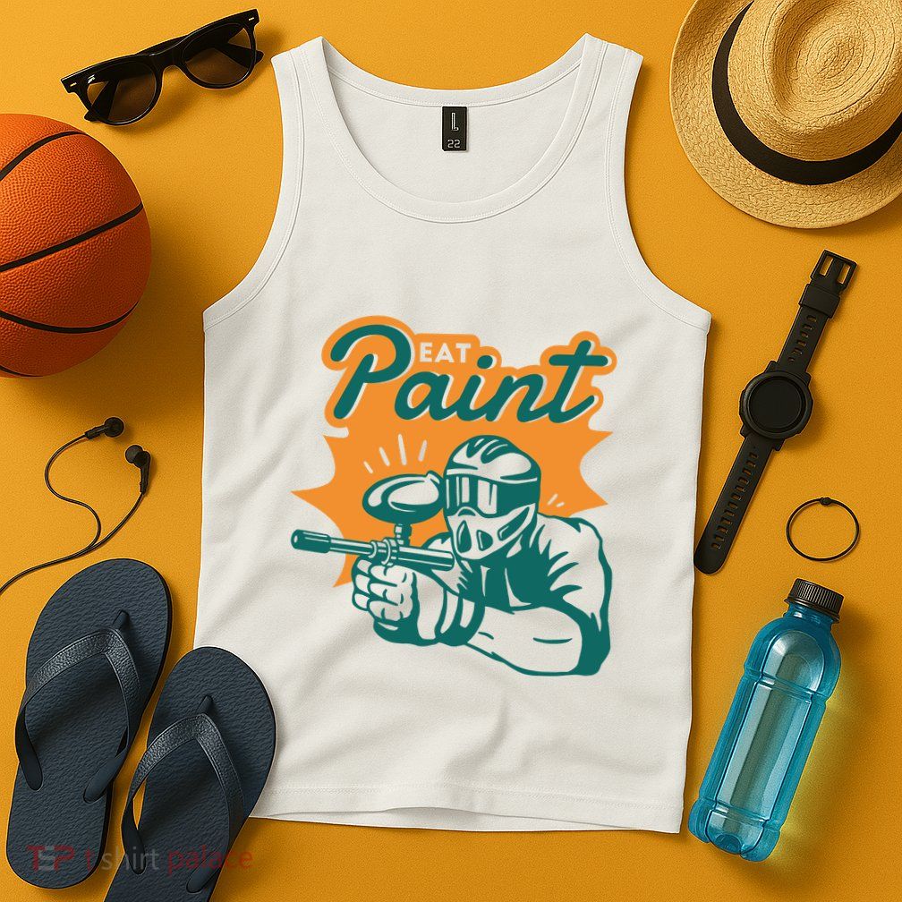 Eat Paint Funny Paintball Tank Top