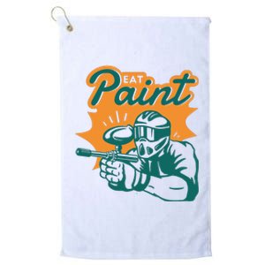 Eat Paint Funny Paintball Platinum Collection Golf Towel