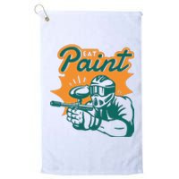 Eat Paint Funny Paintball Platinum Collection Golf Towel