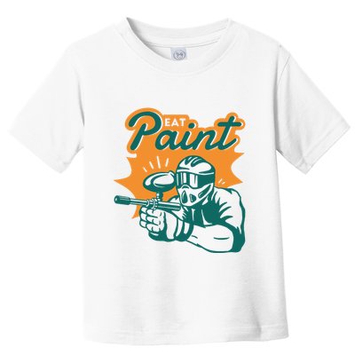 Eat Paint Funny Paintball Toddler T-Shirt