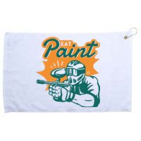 Eat Paint Funny Paintball Grommeted Golf Towel