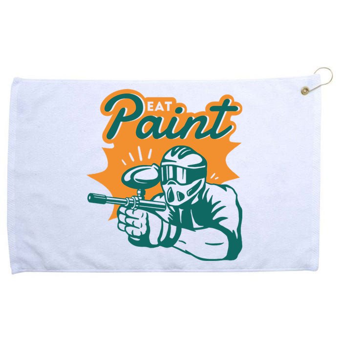 Eat Paint Funny Paintball Grommeted Golf Towel