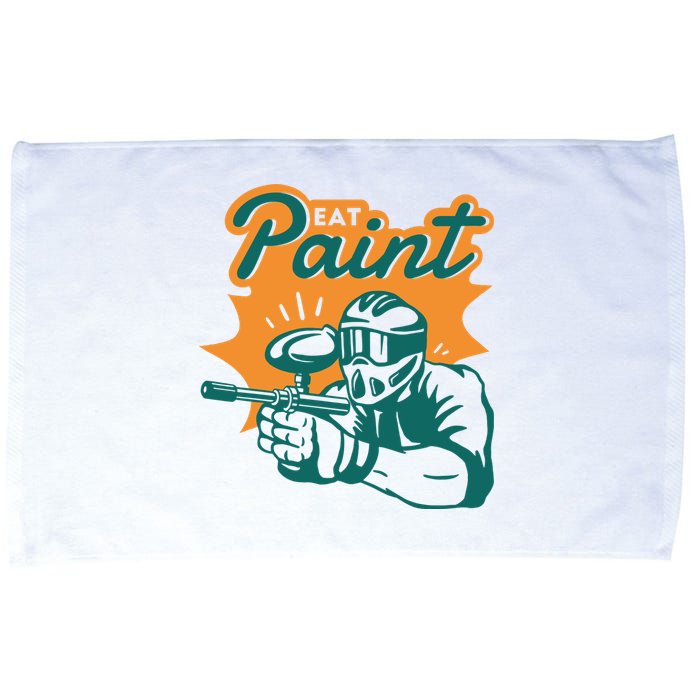 Eat Paint Funny Paintball Microfiber Hand Towel