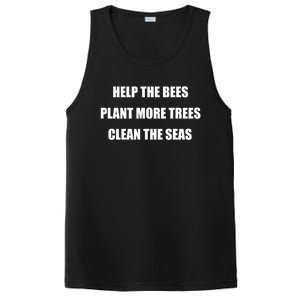 Environtal Protection Gift Save The Bees Plant More Trees Cool Gift PosiCharge Competitor Tank