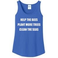 Environtal Protection Gift Save The Bees Plant More Trees Cool Gift Ladies Essential Tank