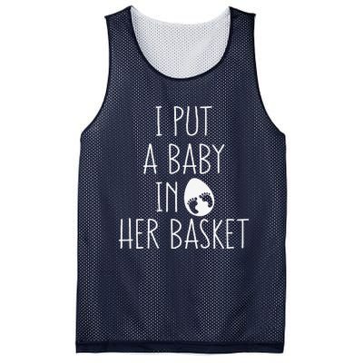 Easter Pregnancy Gift For Husband From Pregnant Wife Mesh Reversible Basketball Jersey Tank